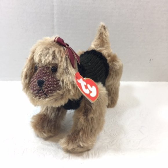 NEW TY The Attic Treasures Collection Kaiser Dog Handmade Jointed Retired Vtg - Picture 1 of 10